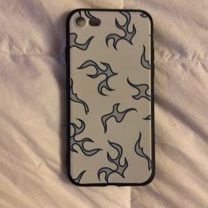 Blue flame phone case